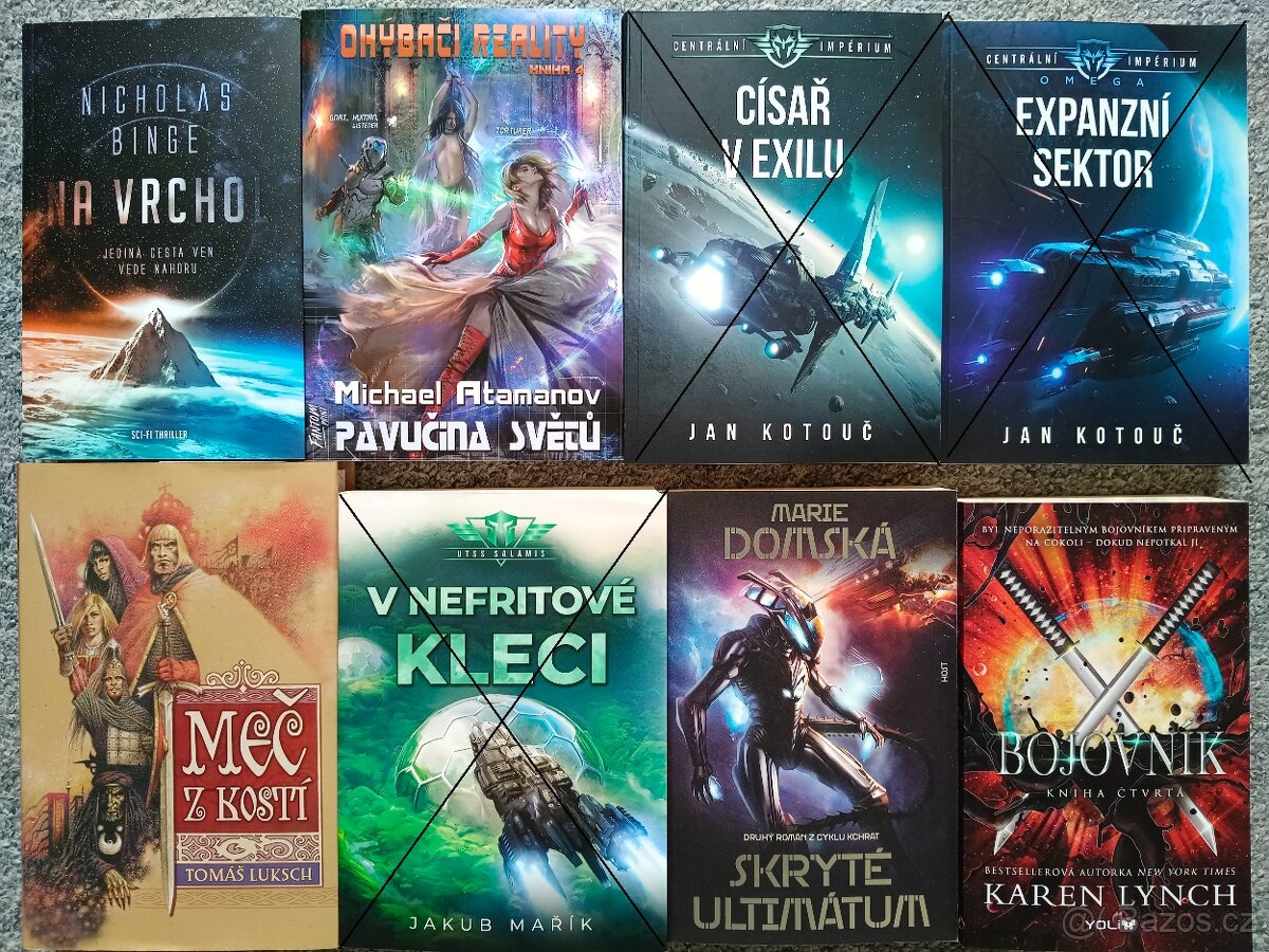 1) Prodám 20 knih - fantasy