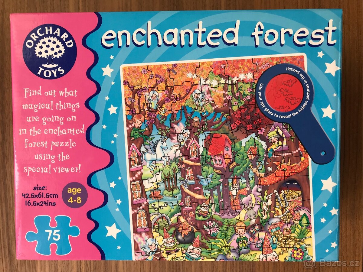 Puzzle Magic Forest, Dracula, Zvonilka, Sněhurka