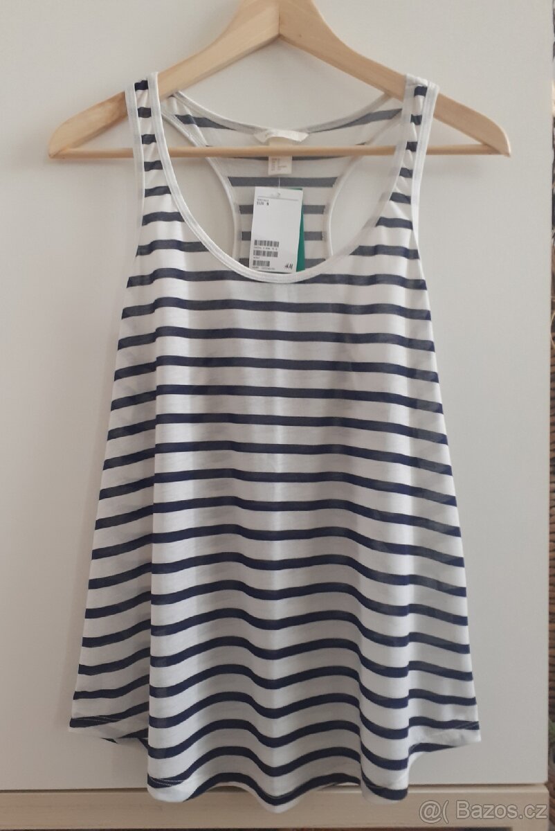 Pruhovaný letní top H&M