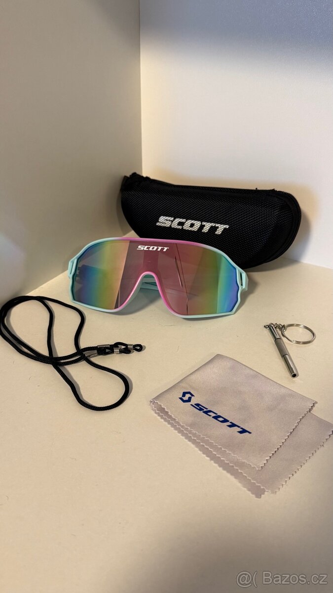 Dámské sportovní brýle Scott - světle modré