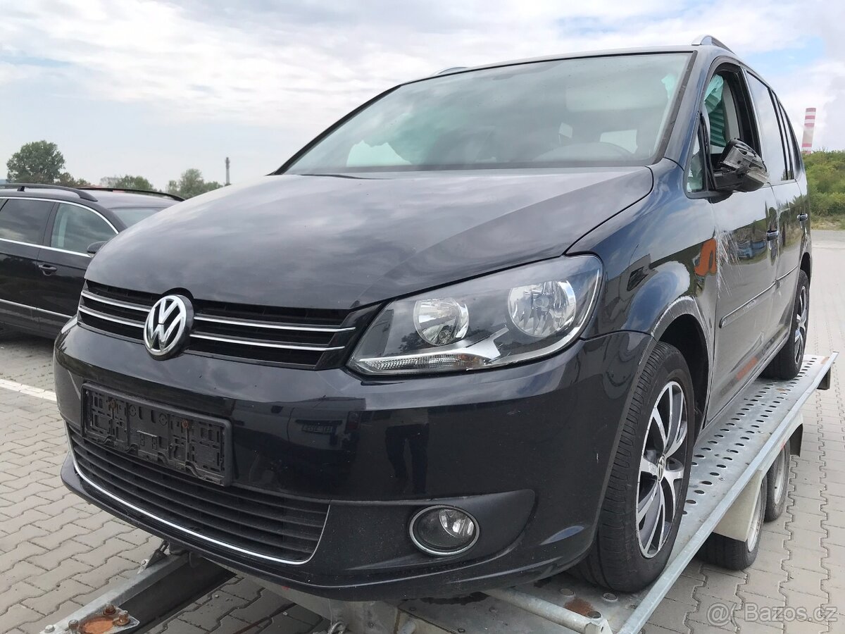 VW Touran 2 2011 1,6 TDI motor CAY CAYD  KOMPLETNÍ +  ZÁRUK