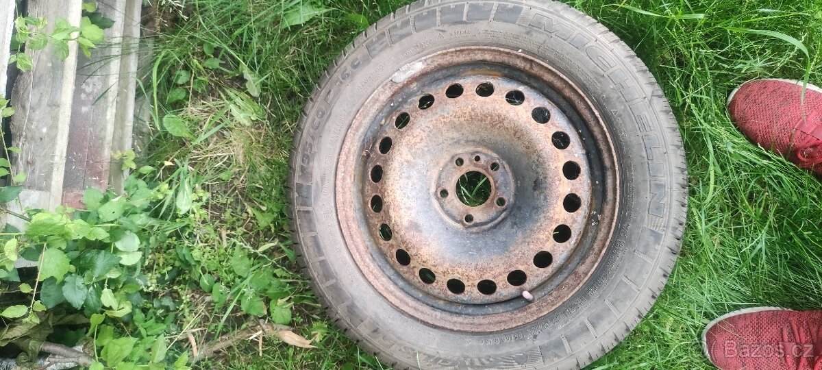 Pneumatika s diskem 195/60 R16 C zimní Michelin 5x98 6Jx16
