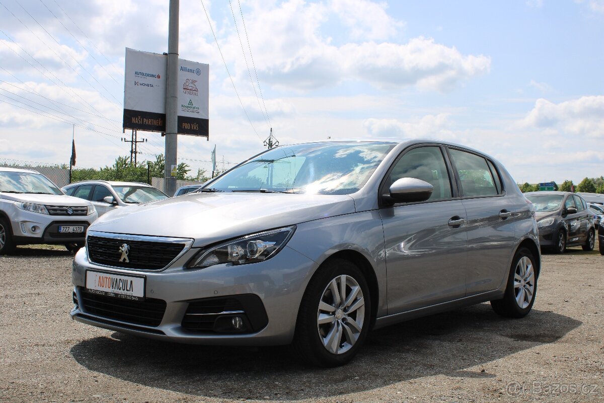 Peugeot 308, 1,5BlueHdi 75KW, ČR, SERVISKA, r.v. 2019