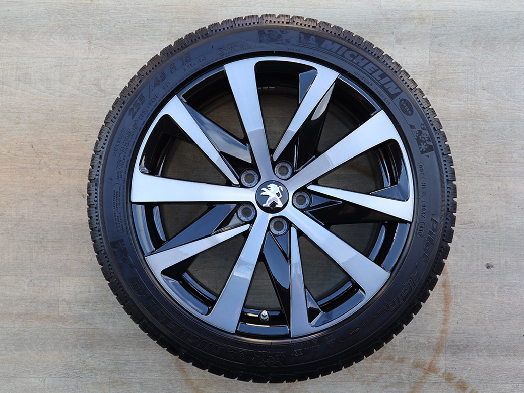 18" Alu kola = 5x108 = PEUGEOT 508 5008 3008 – ZIMNÍ LEŠTĚN