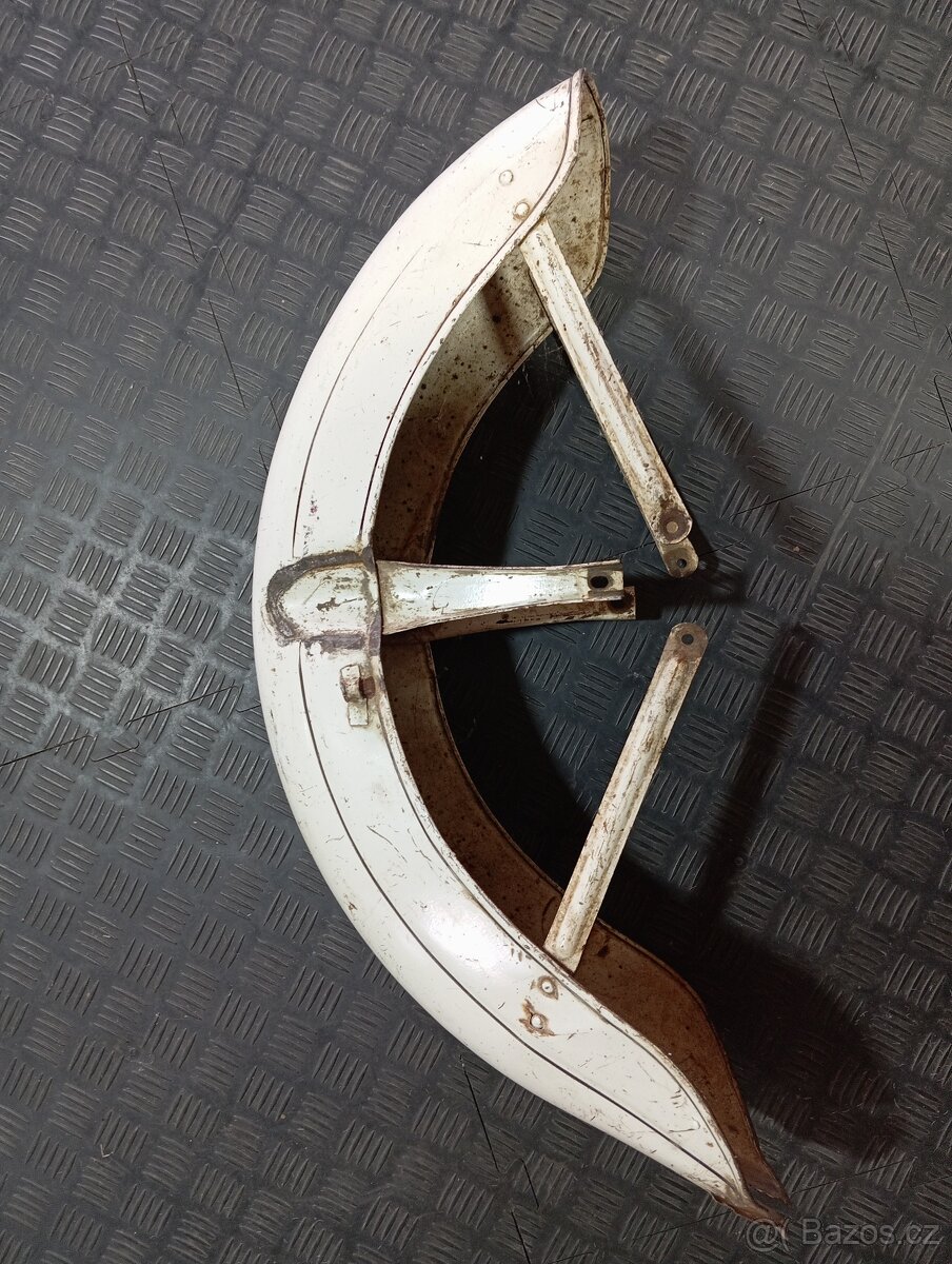 Přední blatnik Jawa 559 neckerman bílý