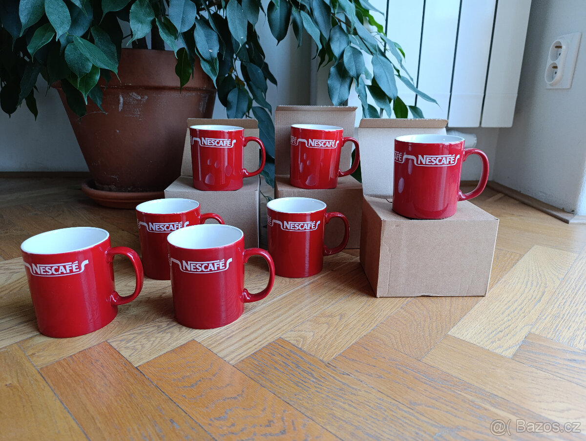 Sběratelské hrnky Nescafé, kulaté