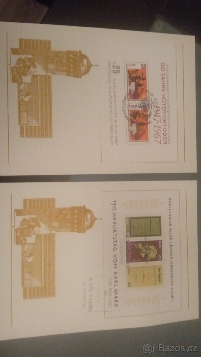 Poštovní známky DDR
