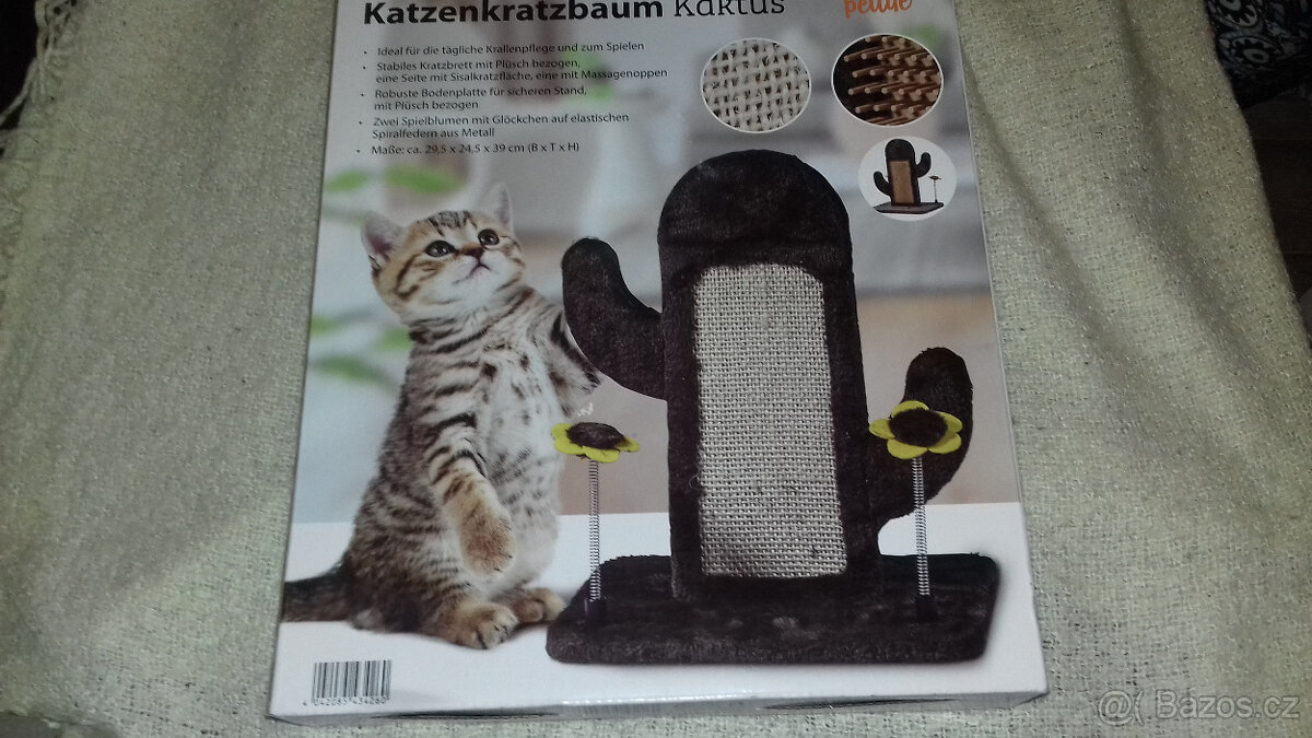 Škrabadlo pro kočky, kaktus