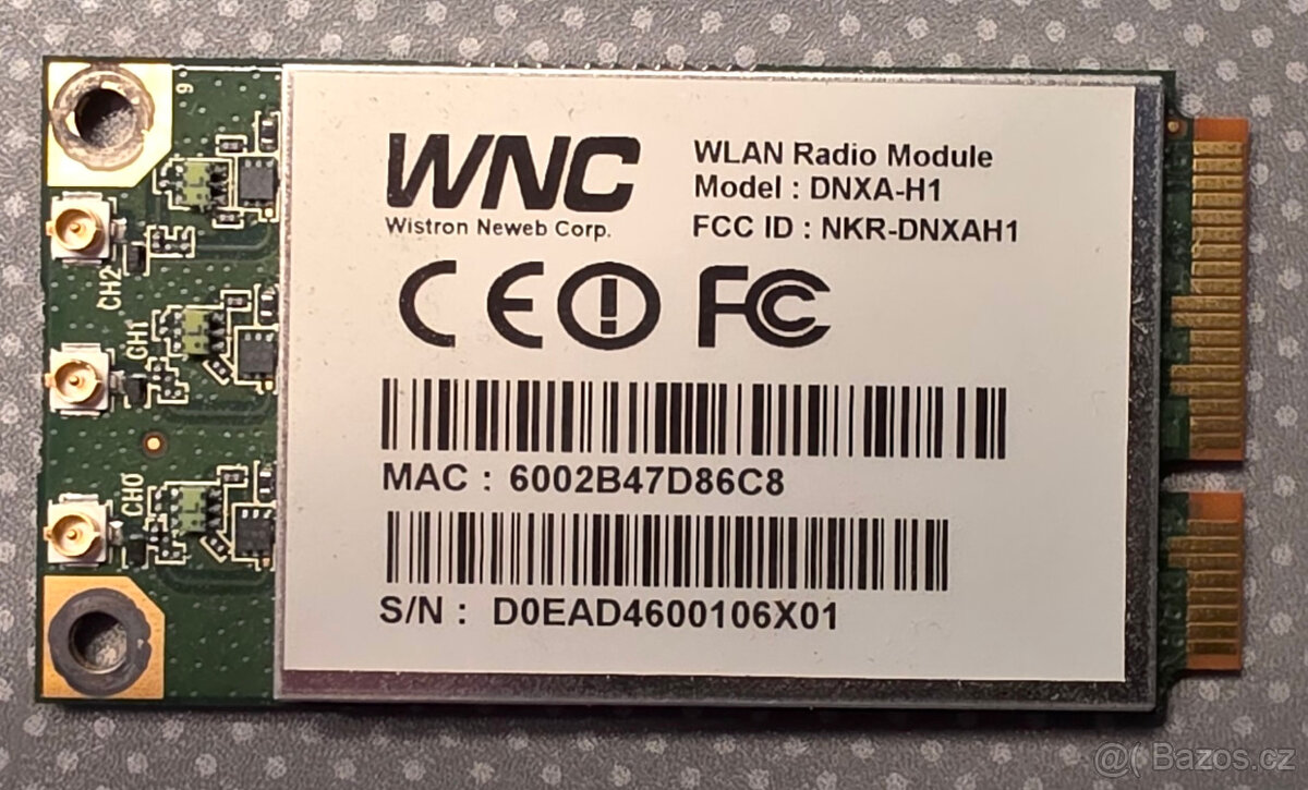 WIFI karta PCI Express DNXA-H1 Atheros