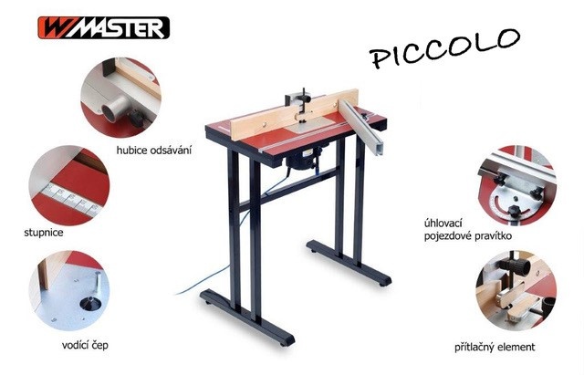 Stolek pro horní frézu PICCOLO
