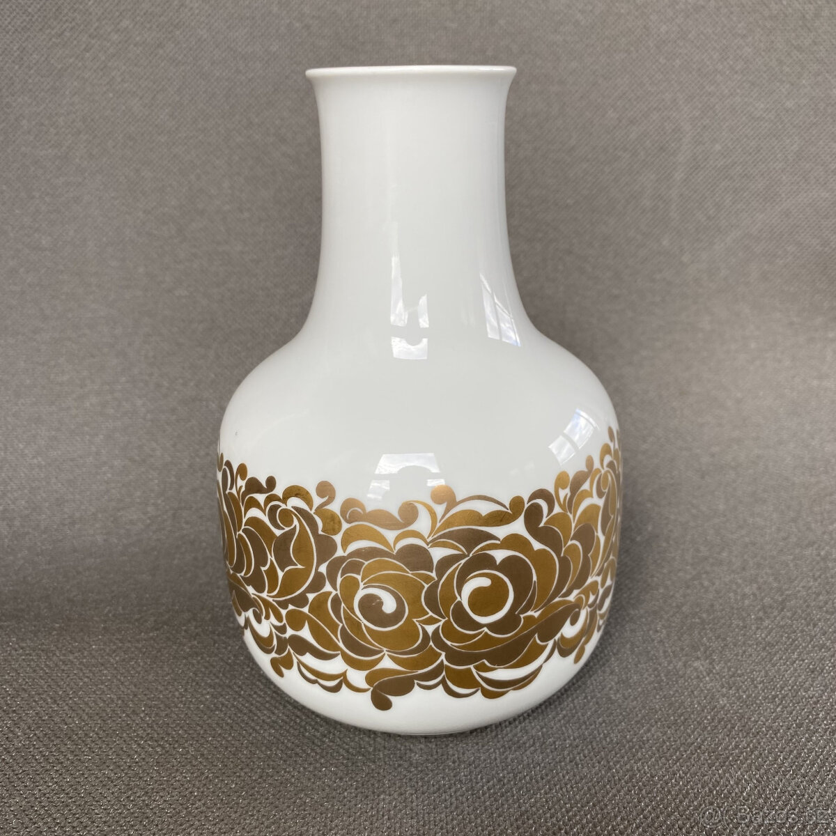 Porcelánová váza, zlatý dekor, Thomas Rosenthal
