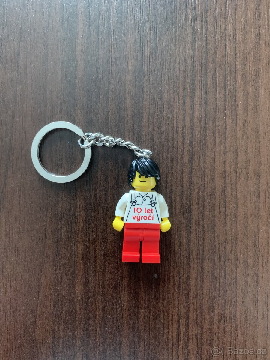Lego klíčenka figurka 10 let výročí Kladno