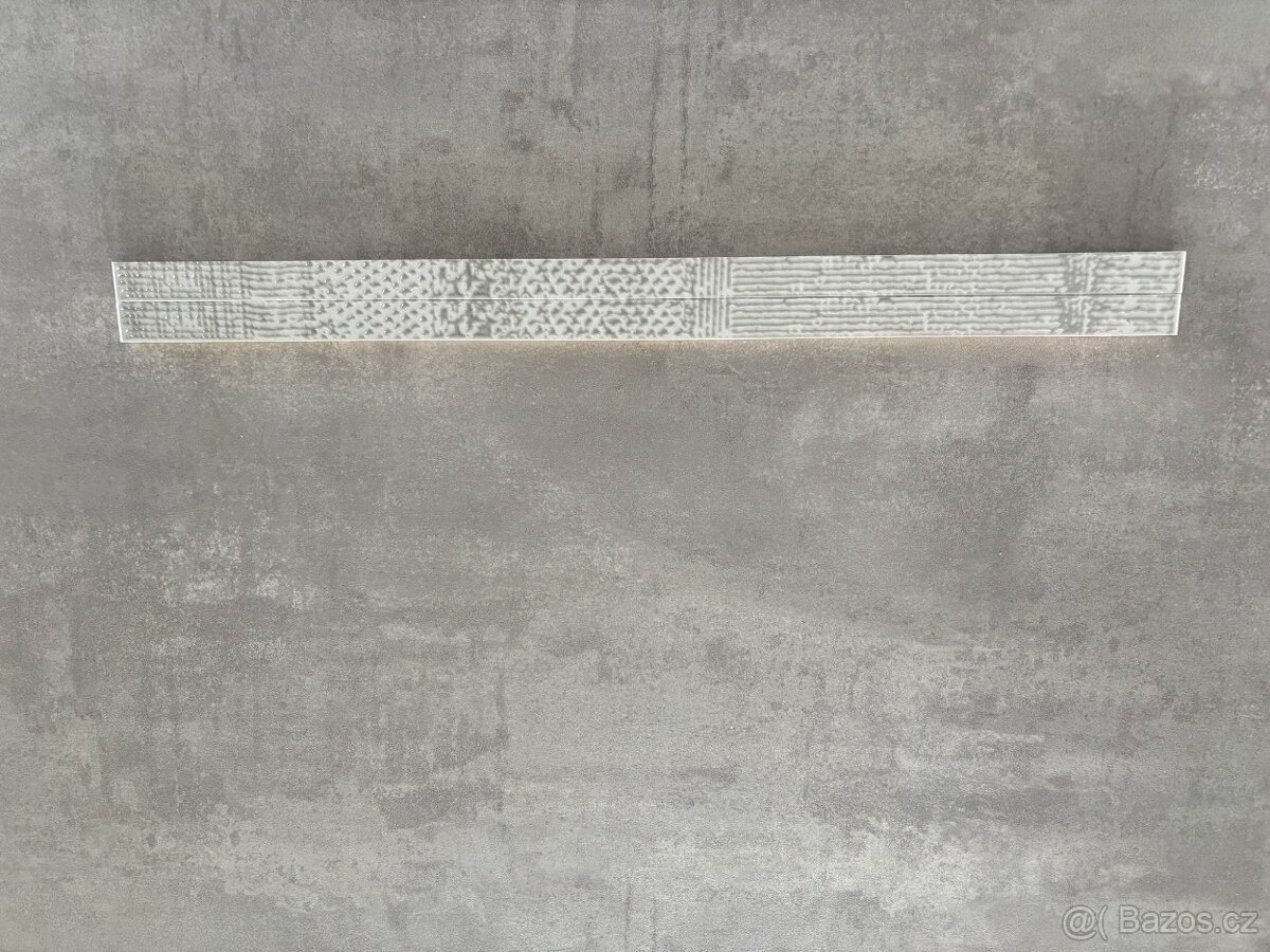Listela Rako Extra platinová 2x60 cm mat WLASN101.1
