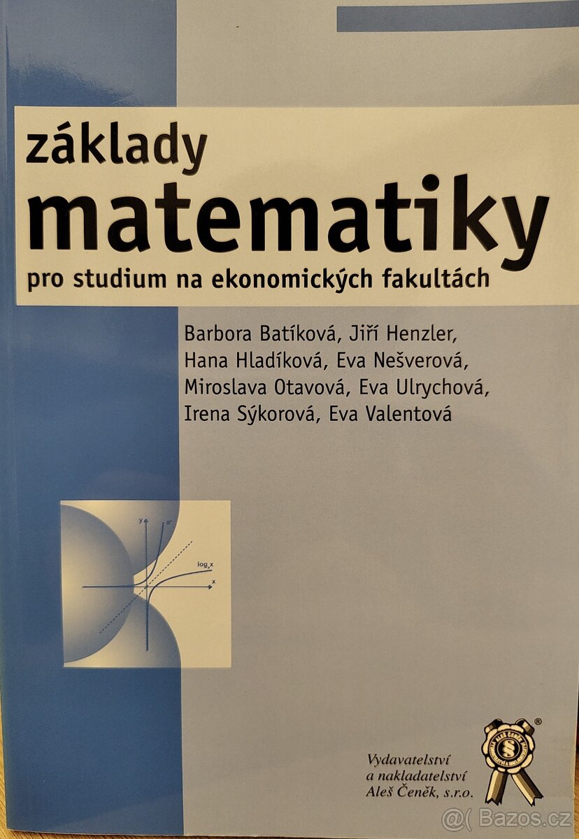 Základy matematiky pro studium na ekonomických fakultách.