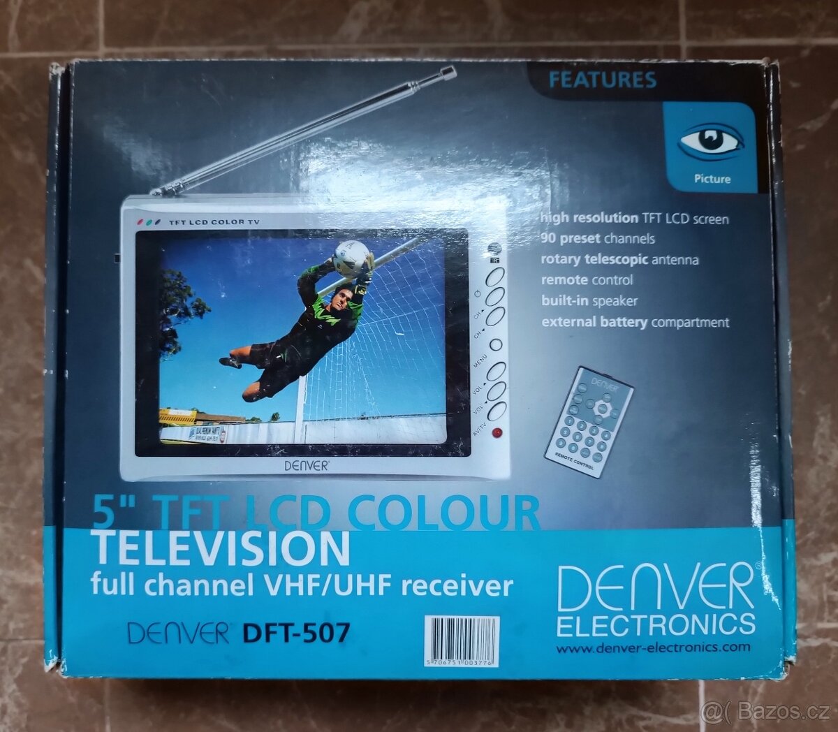 Přenosná televize DENVER DFT-507