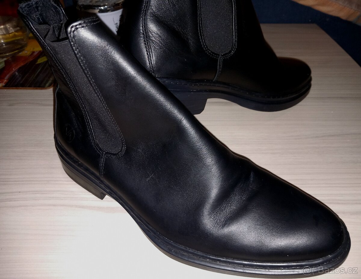 Vasky chelsea,damske, kožené nazouvaci perka ,vel 41