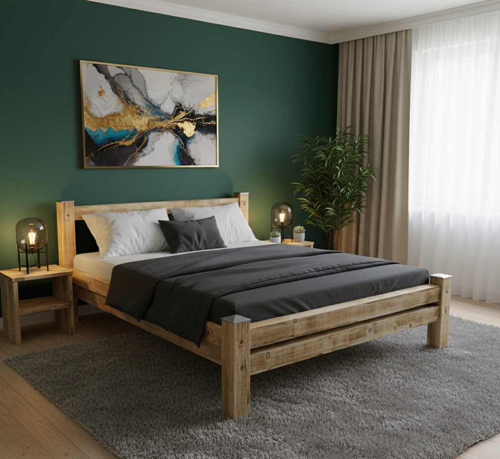 Nová trámová postel 180x200 Rustik Magna