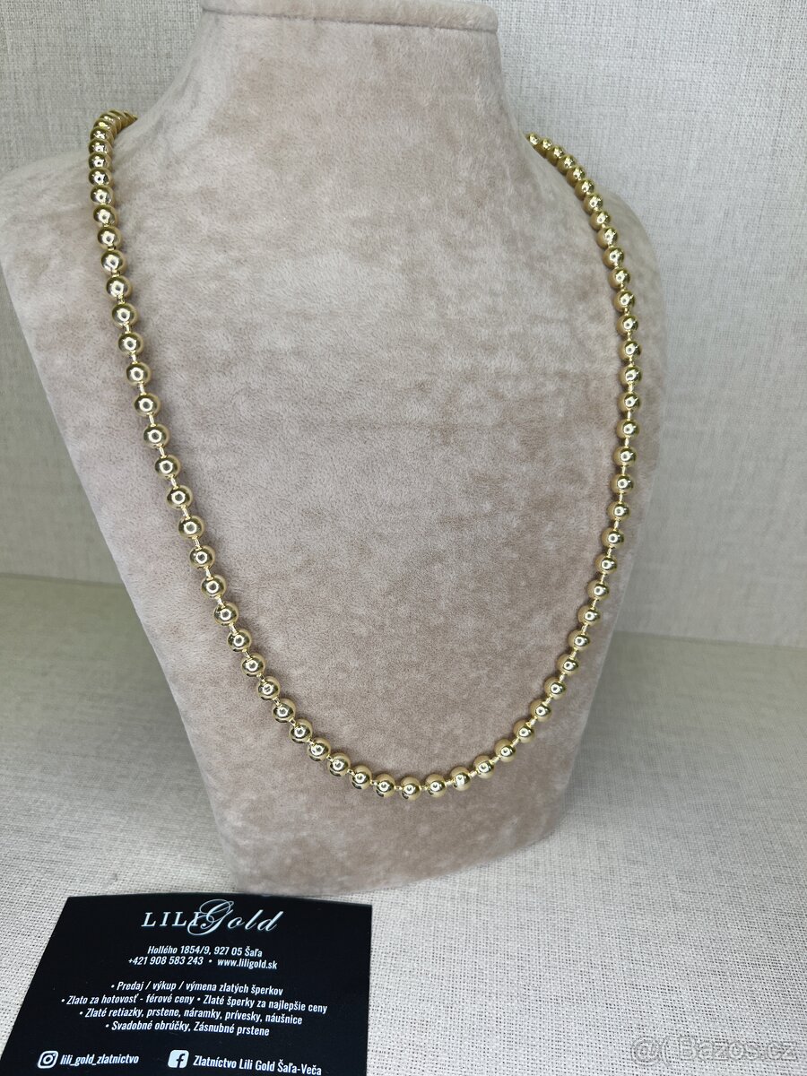 Zlatý řetízek 585/1000 22.31g Nová puncovaná