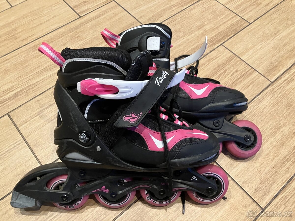 Dětské kolečkové brusle Firefly, vel. 33-36.