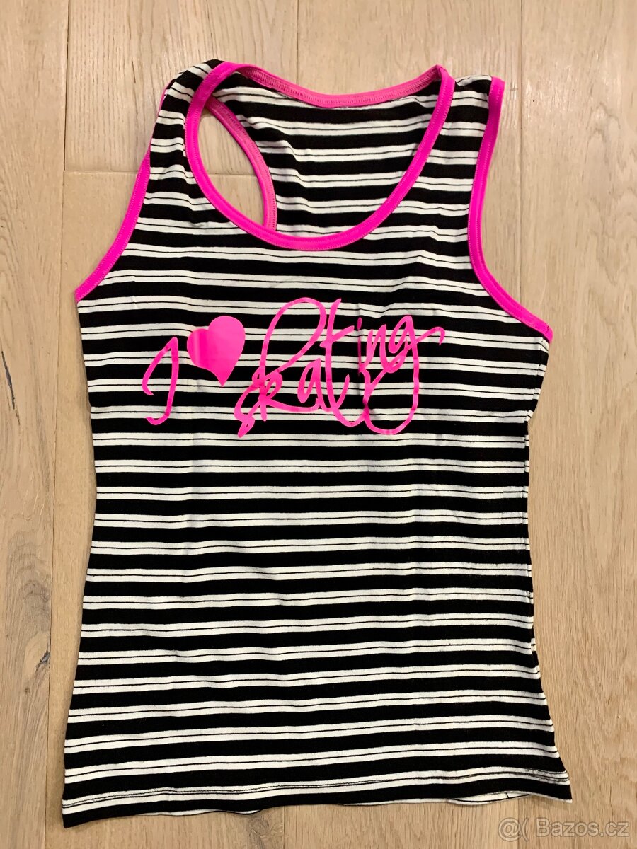 Tričko na tréninky krasobruslení 152/158