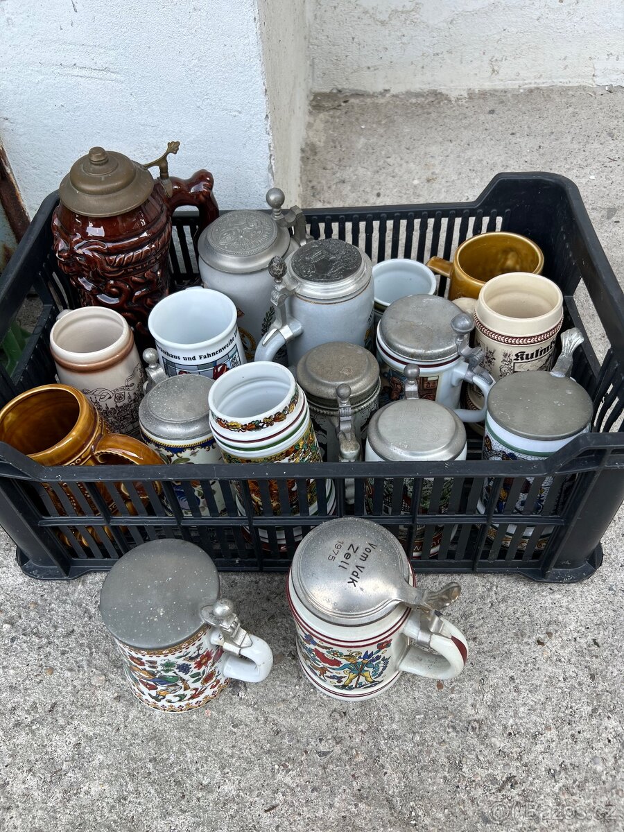 Keramické půllitry- korbely