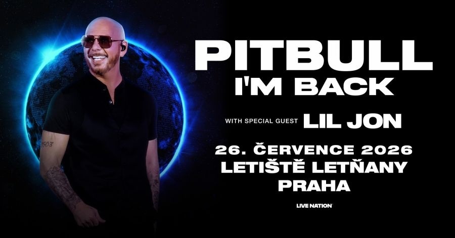 PITBULL - I´M BACK - 2 lístky