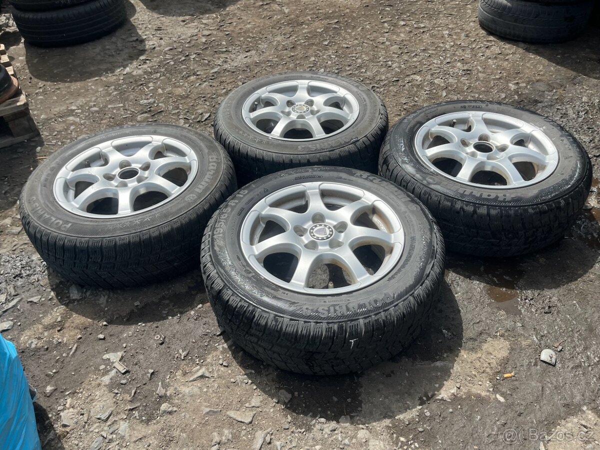 15" ALU kola BORBET 5x114,3 R15 zimní