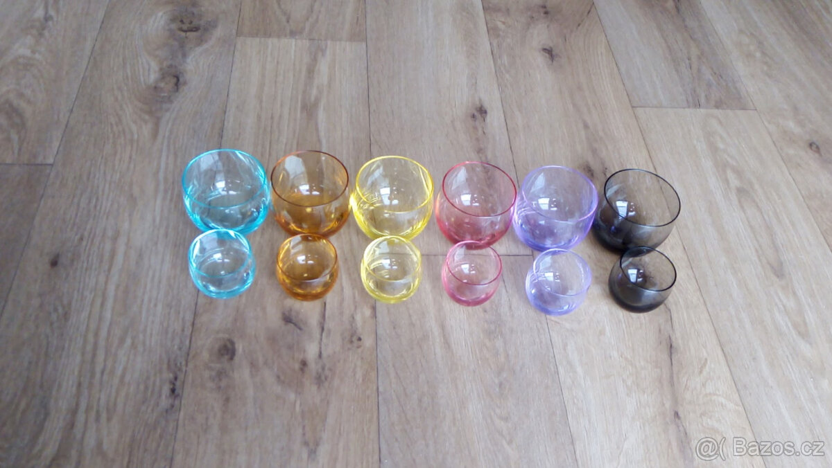 Moser barevný set Culbuto - 12 kusů