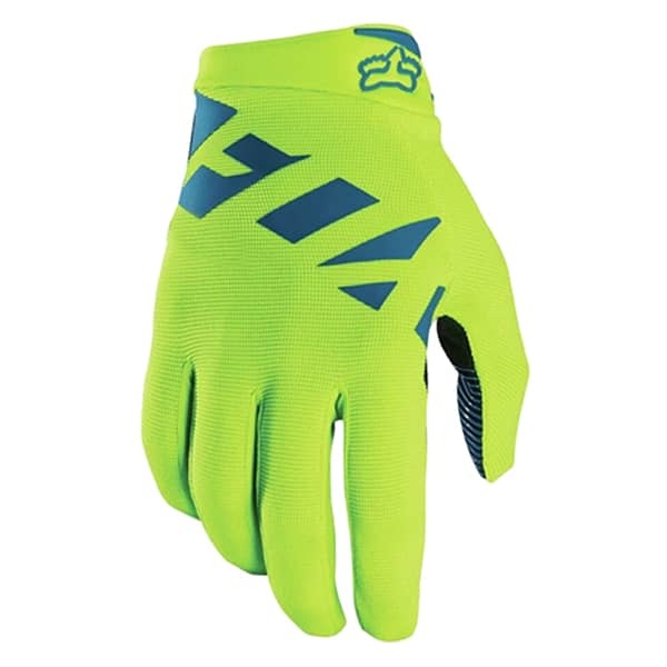 RUKAVICE FOX - ZELENOŽLUTÉ