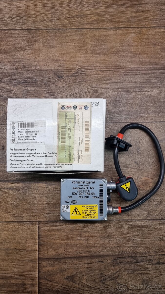 Nová řídící jednotka xenonu D2S; D2R