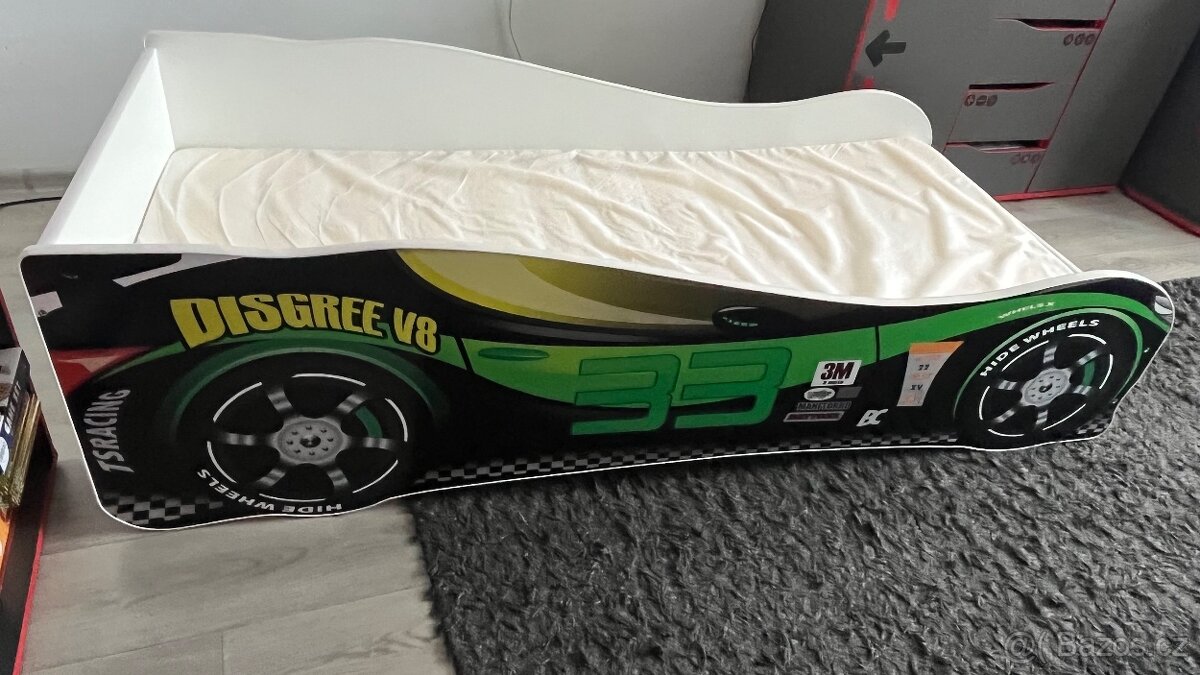 Dětská auto postel