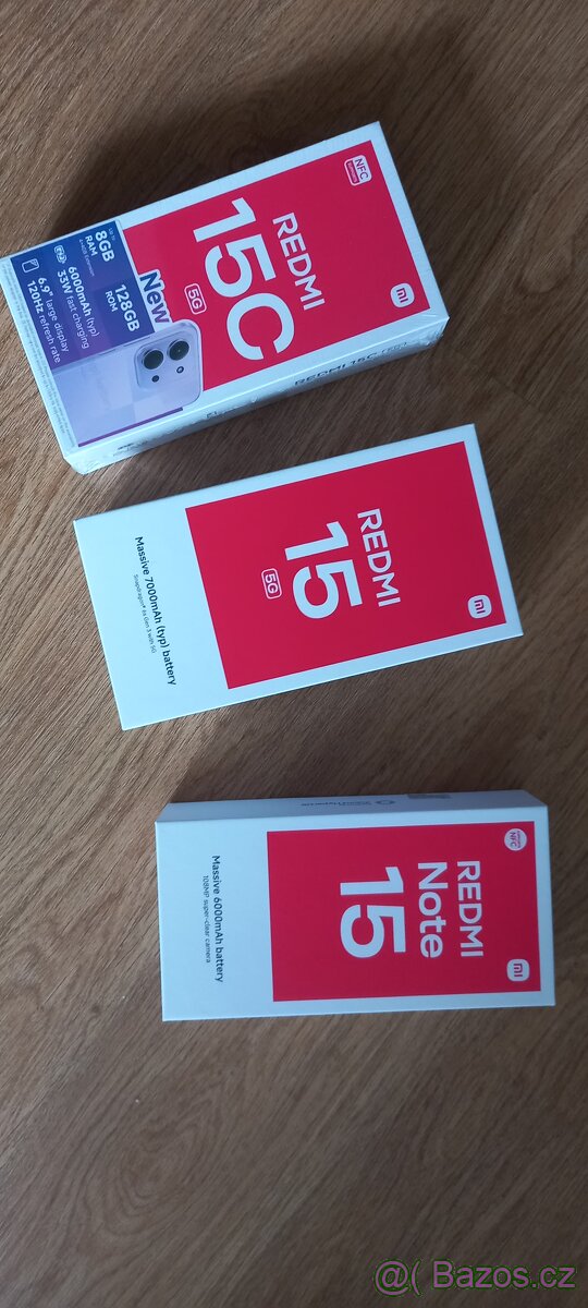 Redmi 15 5G/Redmi 15C/Redmi Note 15