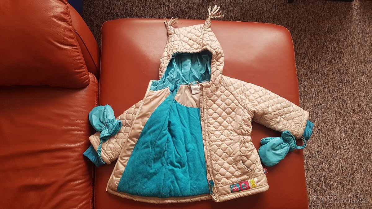 Dívčí zimní bunda Coccodrillo - vel.86