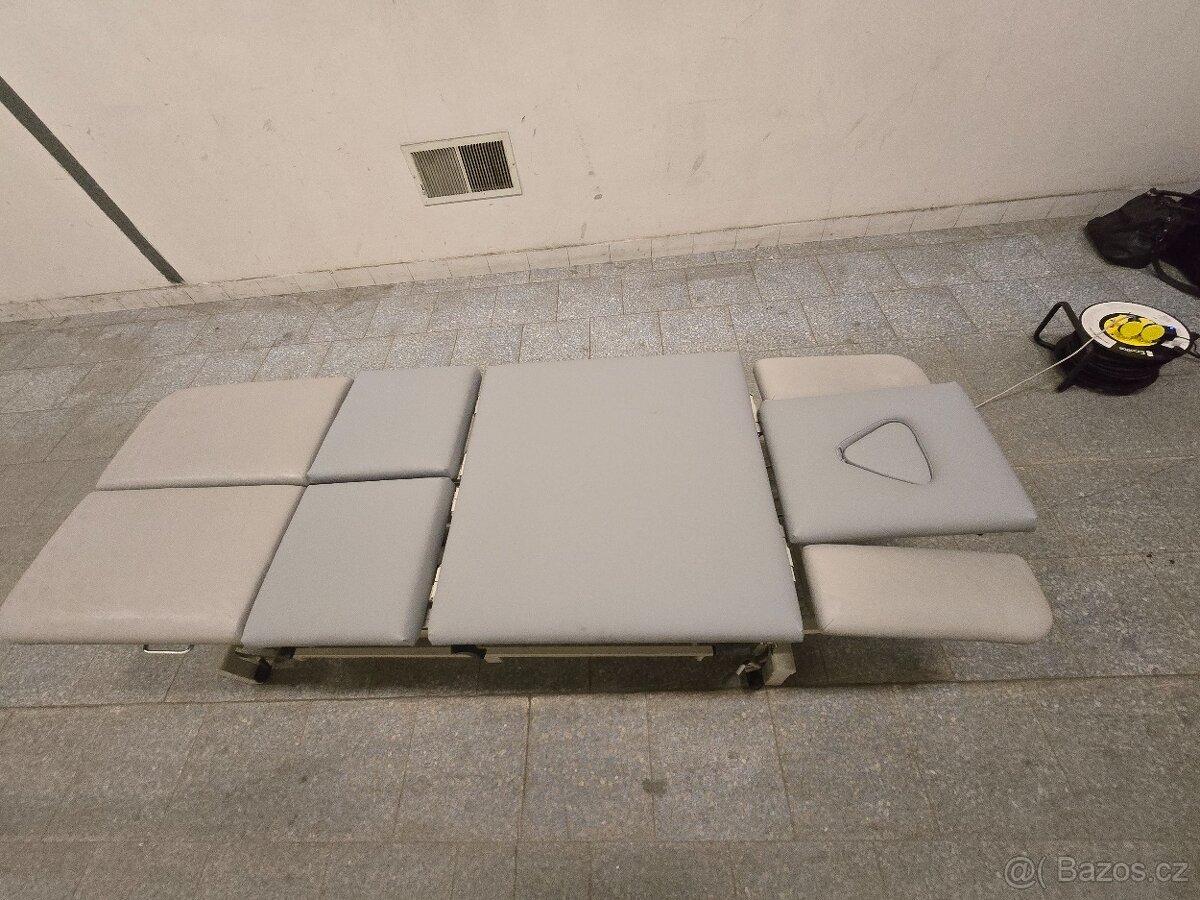 Elektrické Masážní lehátko AKCE šedivé fyzio 1 motor