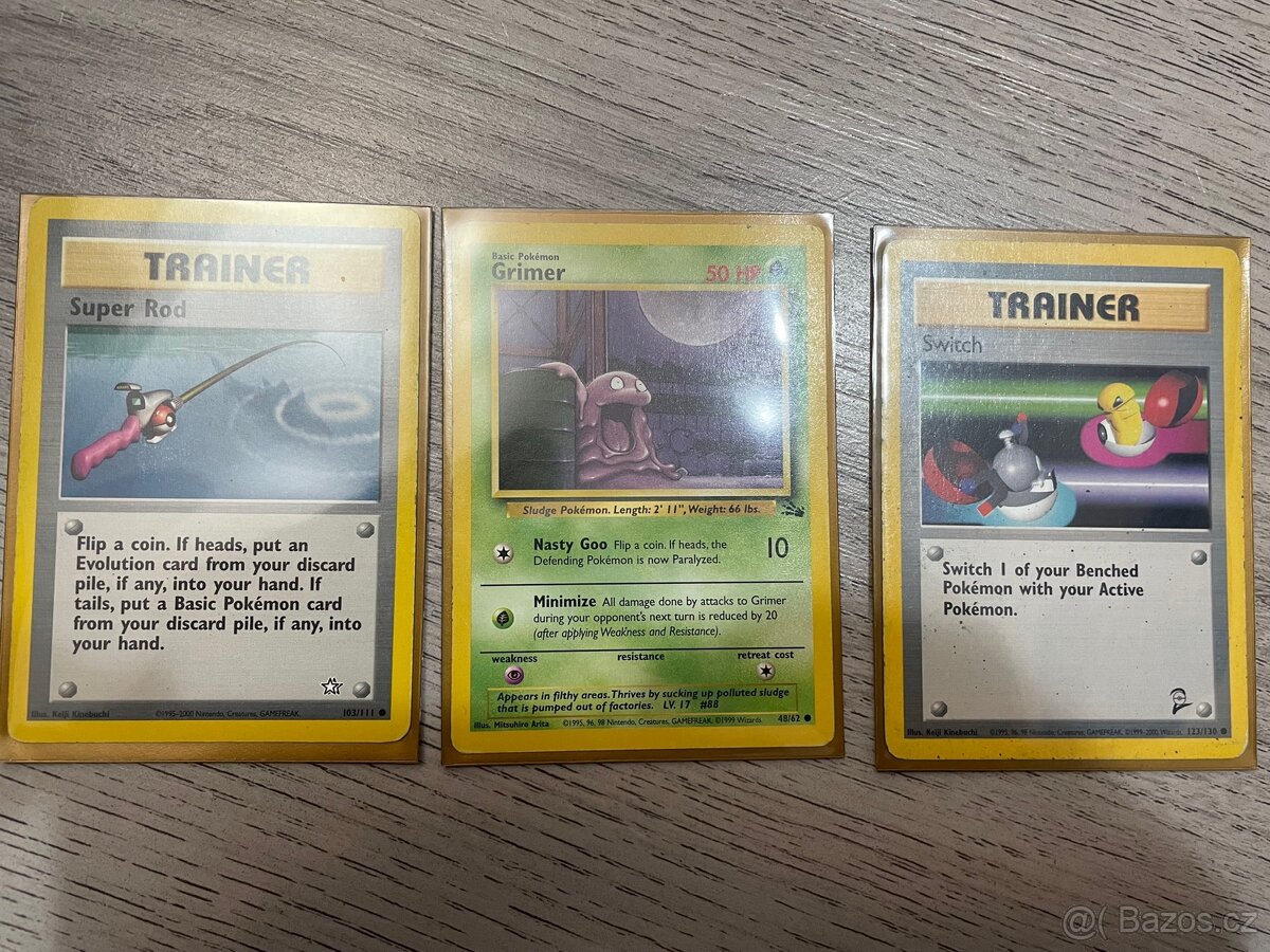 Pokémon karty z roku 2000