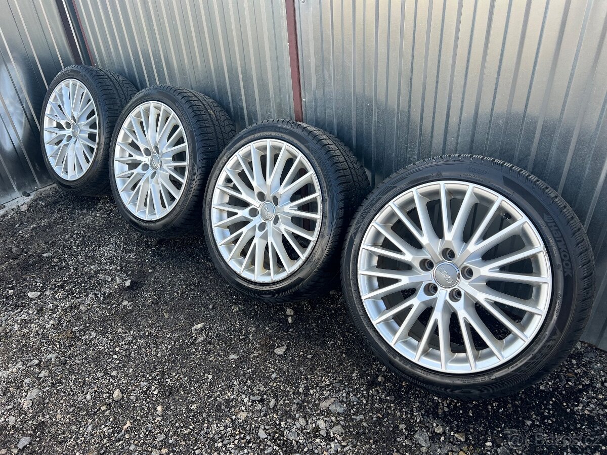 Originální zimní sada Audi 245/40R18, Hankook 6mm