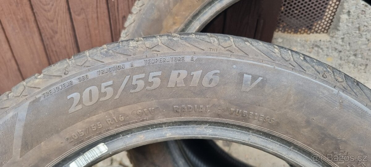 4x letní pneu 205/55 R16 91V Matador 6 mm