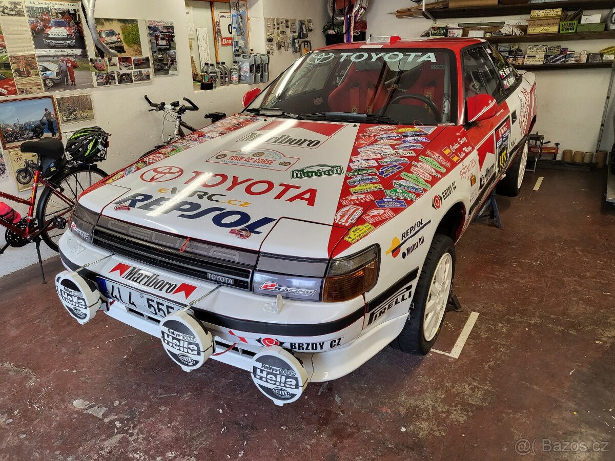 Prodám závodní Toyota Celica 2.0 GT Twin cam - ex Minář
