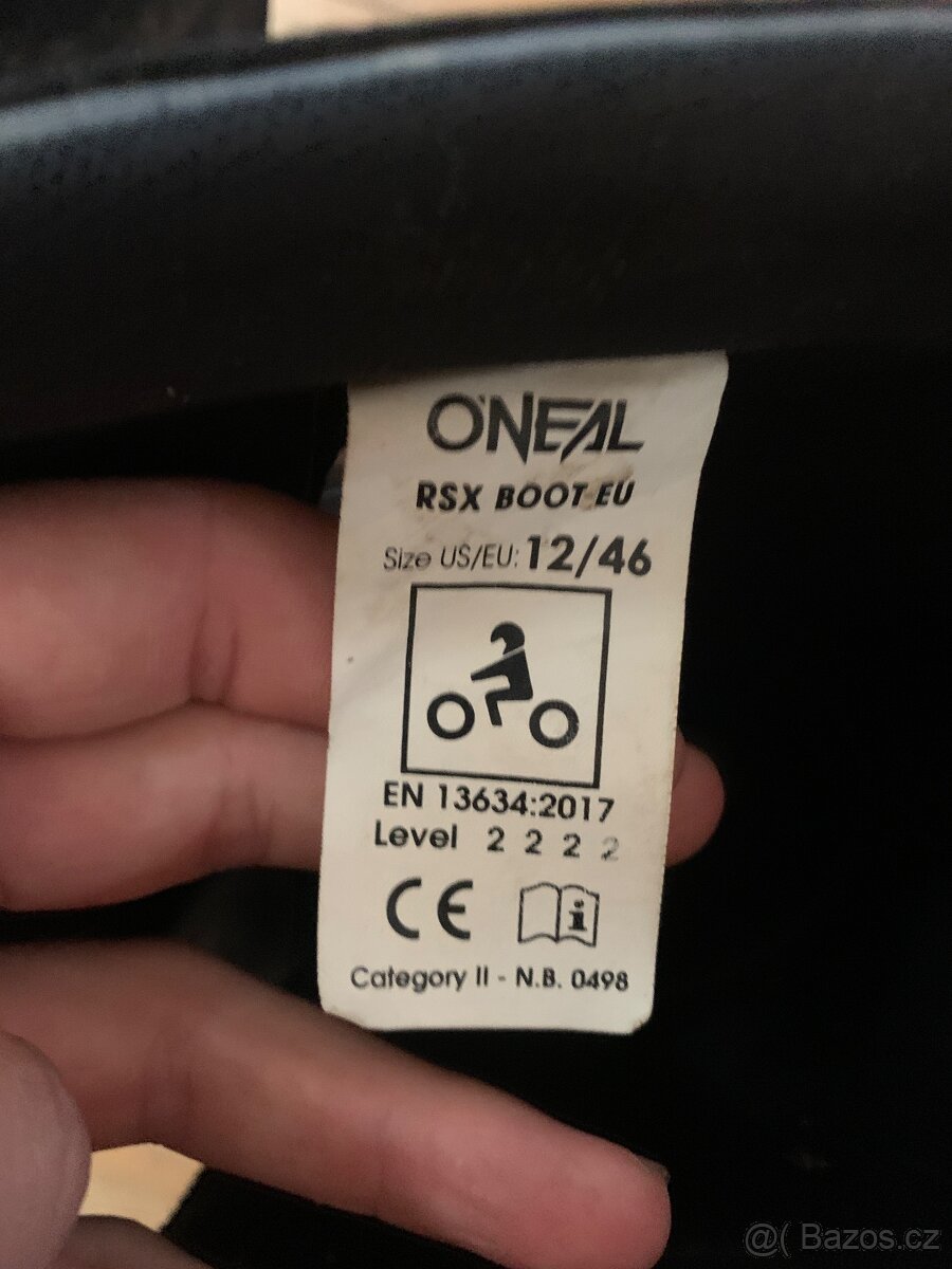 Motokrosové boty Oneal vel. 46