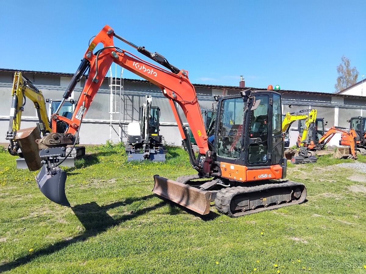 Pásový bagr Kubota U56-5
