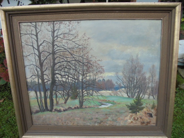 OBRAZ OLEJ NA PLÁTNĚ-JOS.BUREŠ-1935