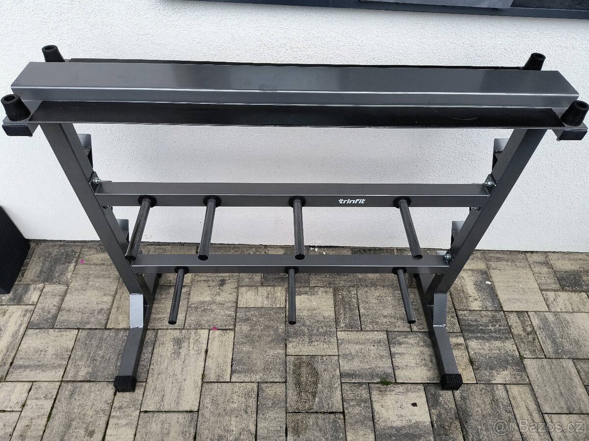 Stojan na činky a kotouče TRINFIT Dumbbell Rack