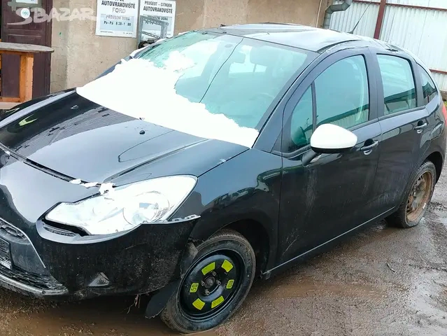 Citroën C3 II, 2009-16, 1.4i, 54kw, KFT, černá EXL