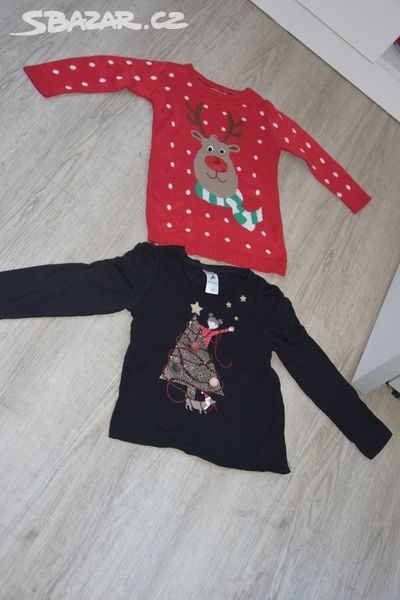 Vánoční set 116, 104 vel.