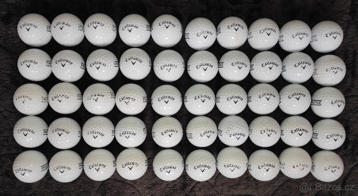 Golfové míčky na Range Callaway 50ks