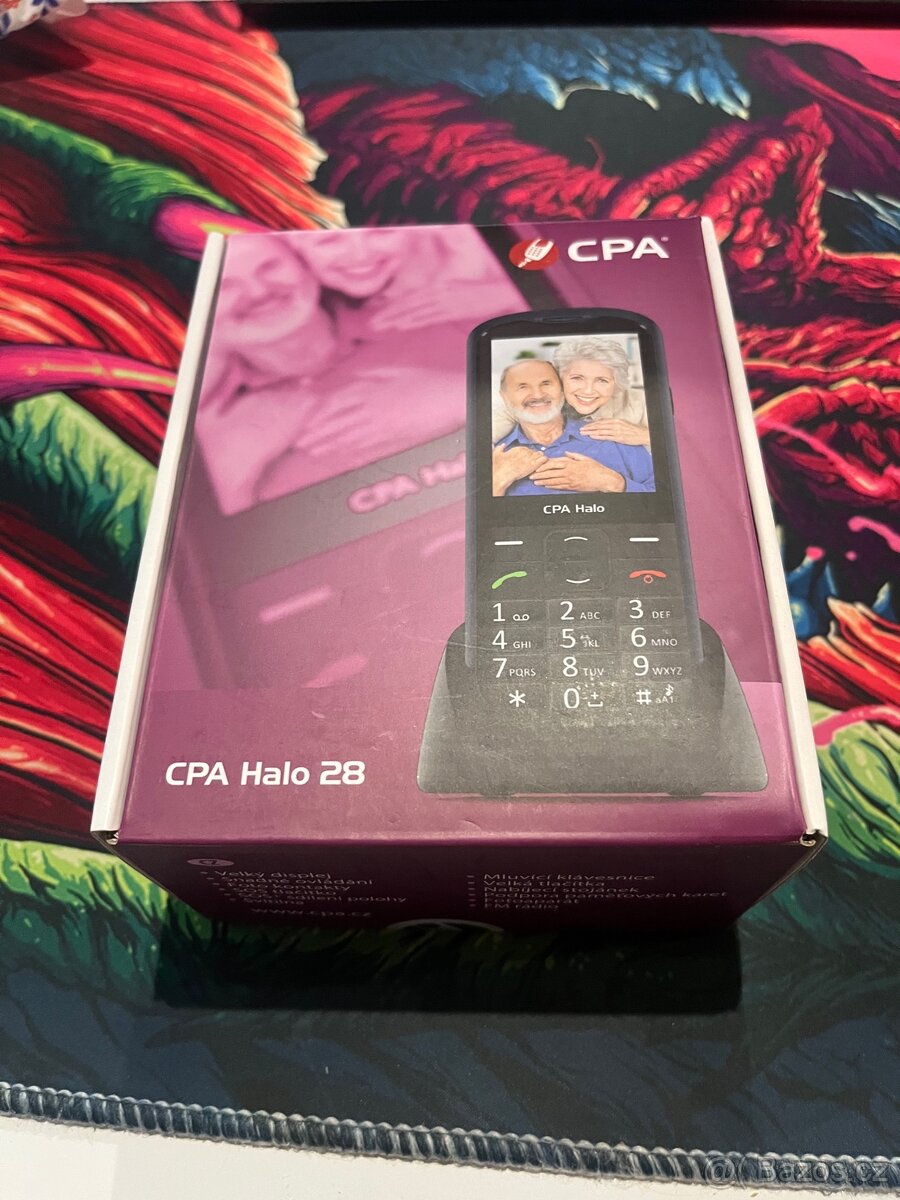 Tlacitkovy telefon - CPA Halo 28