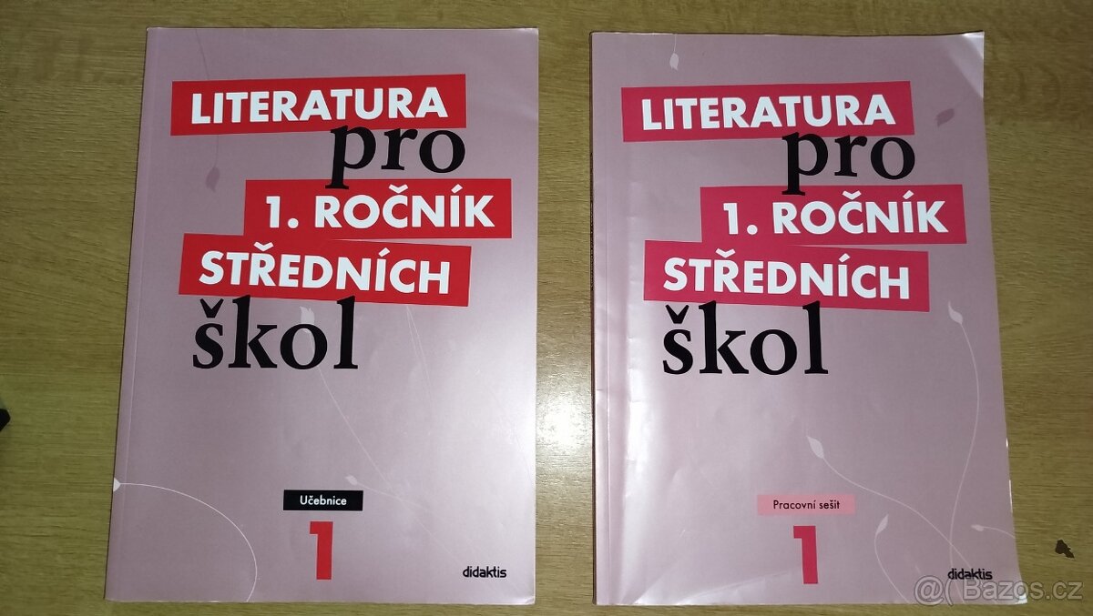 Literatura pro 1. ročník SŠ - učebnice, prac. sešit