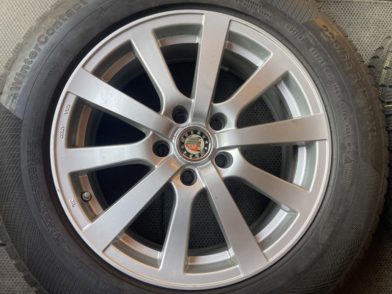 Alu kola PLATIN 5x114 - ET40 zimní CONTINENTAL 225/65R17
