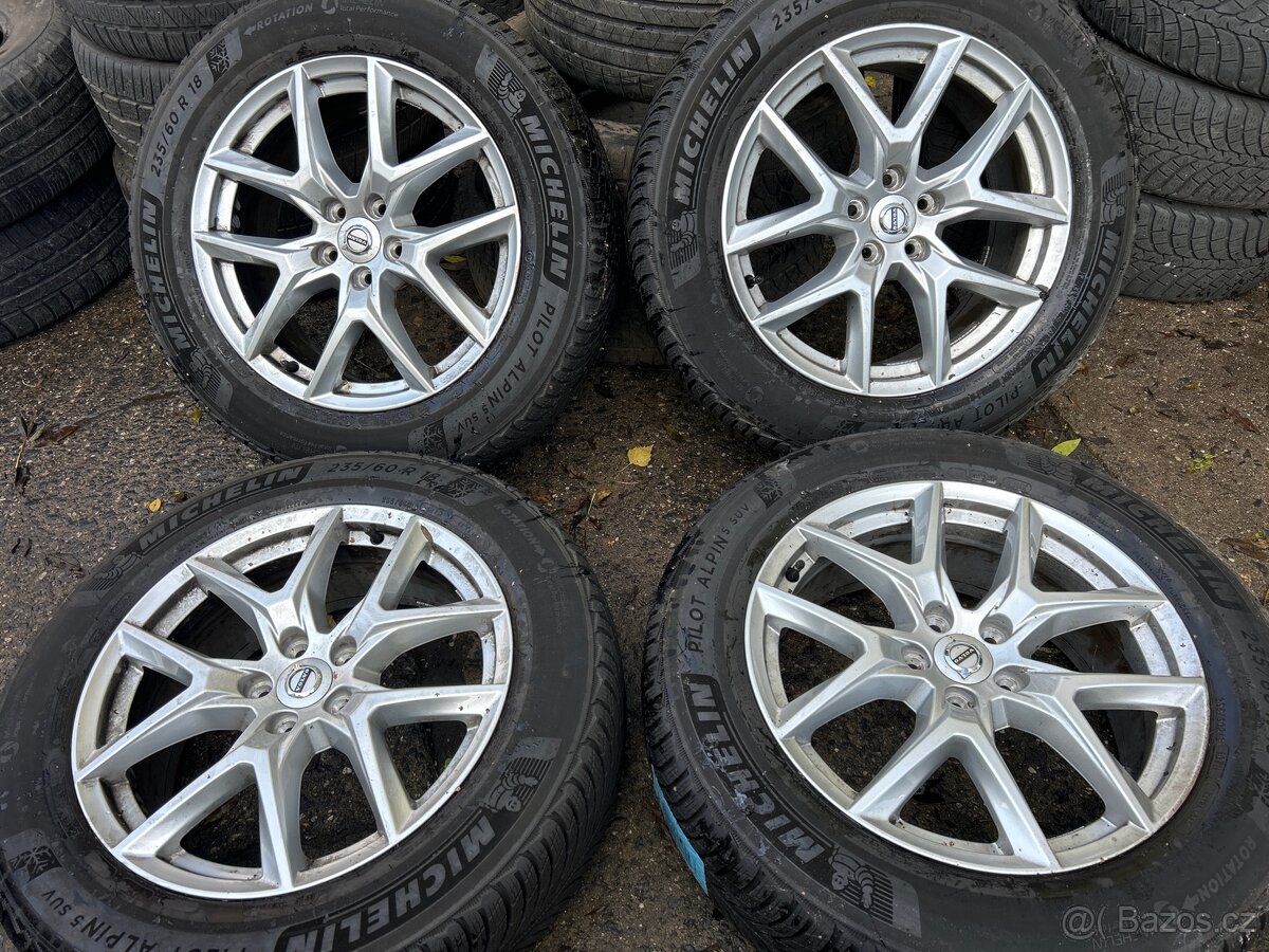 Volvo XC60 Alu zimni pneu Michelin 235/60/18