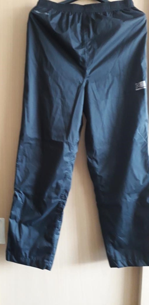 Šusťákové kalhoty s podšívkou - nové